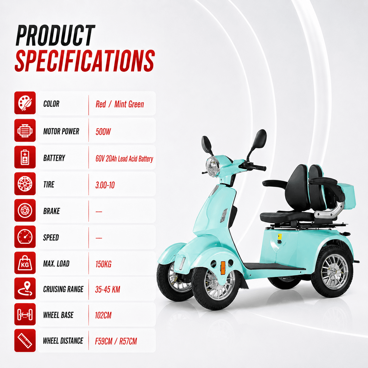 4-Wheel Scooter AFD2D-4L