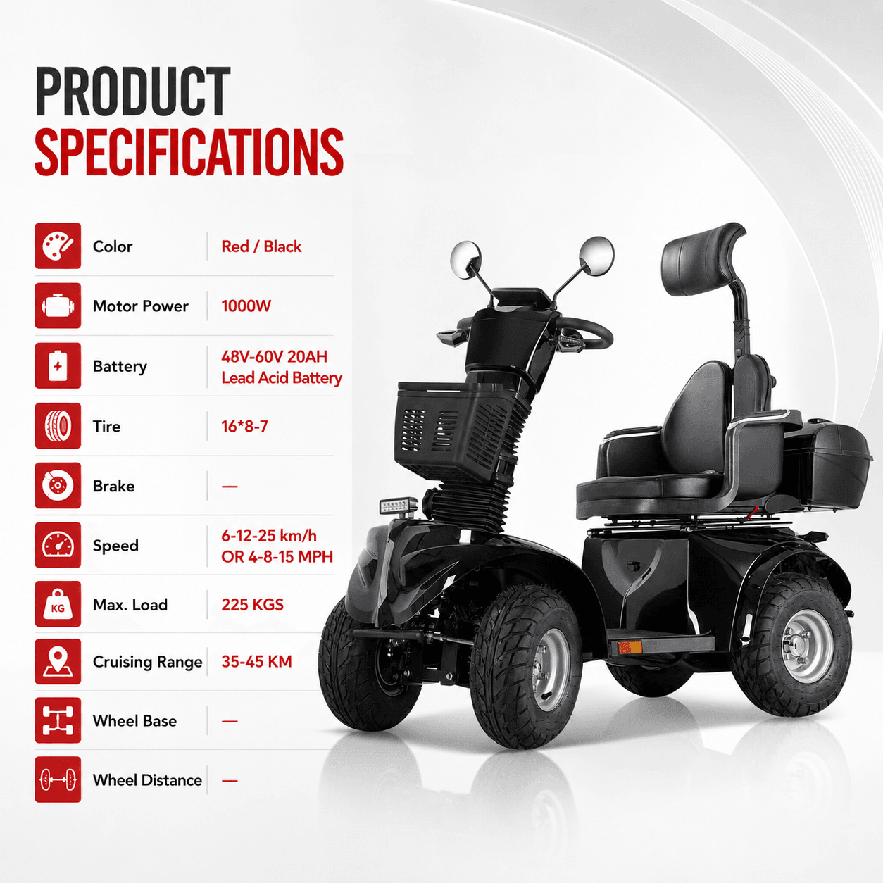 4-Wheel Scooter DJD2D