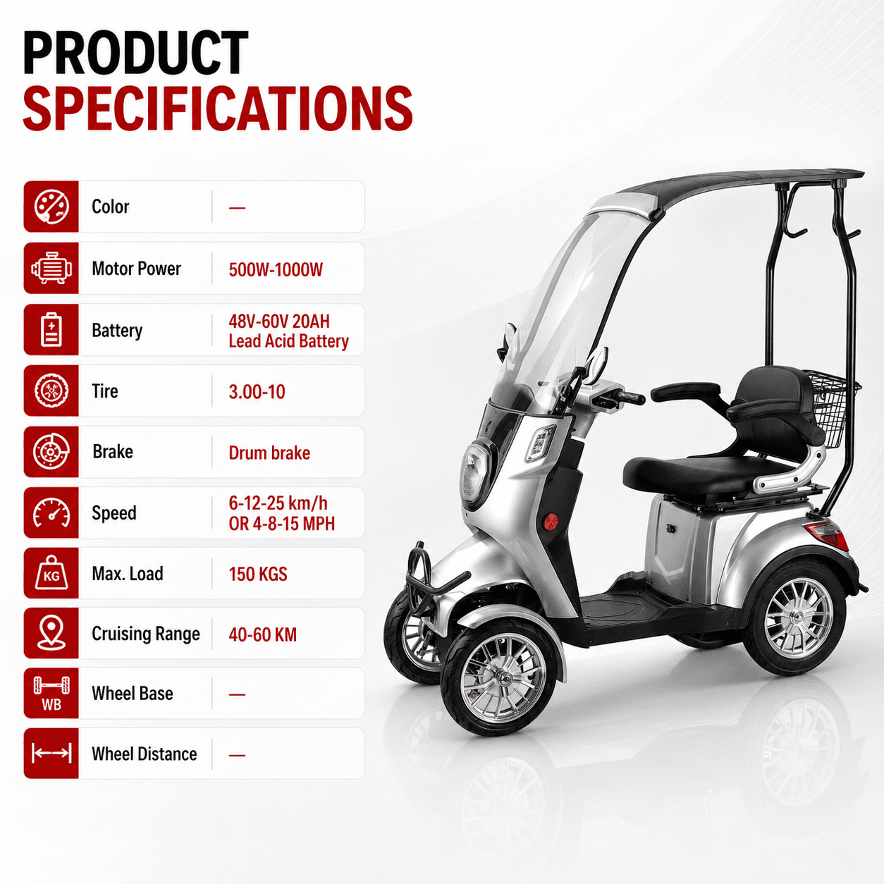 Canopy Scooter XH-4L